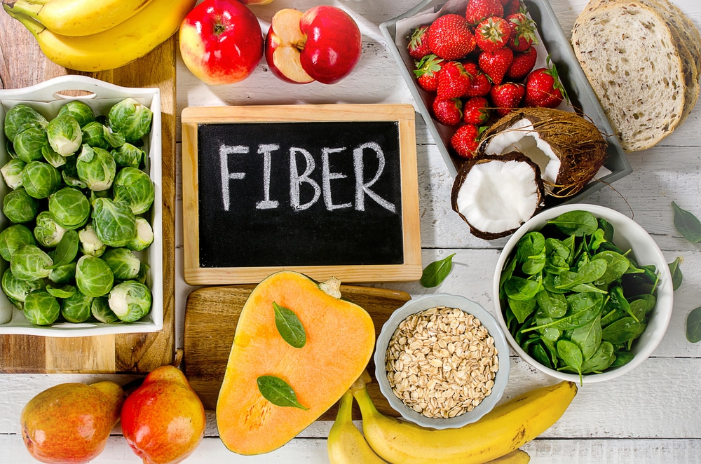 high fiber foods on wooden Depositphotos 132660778 S 1